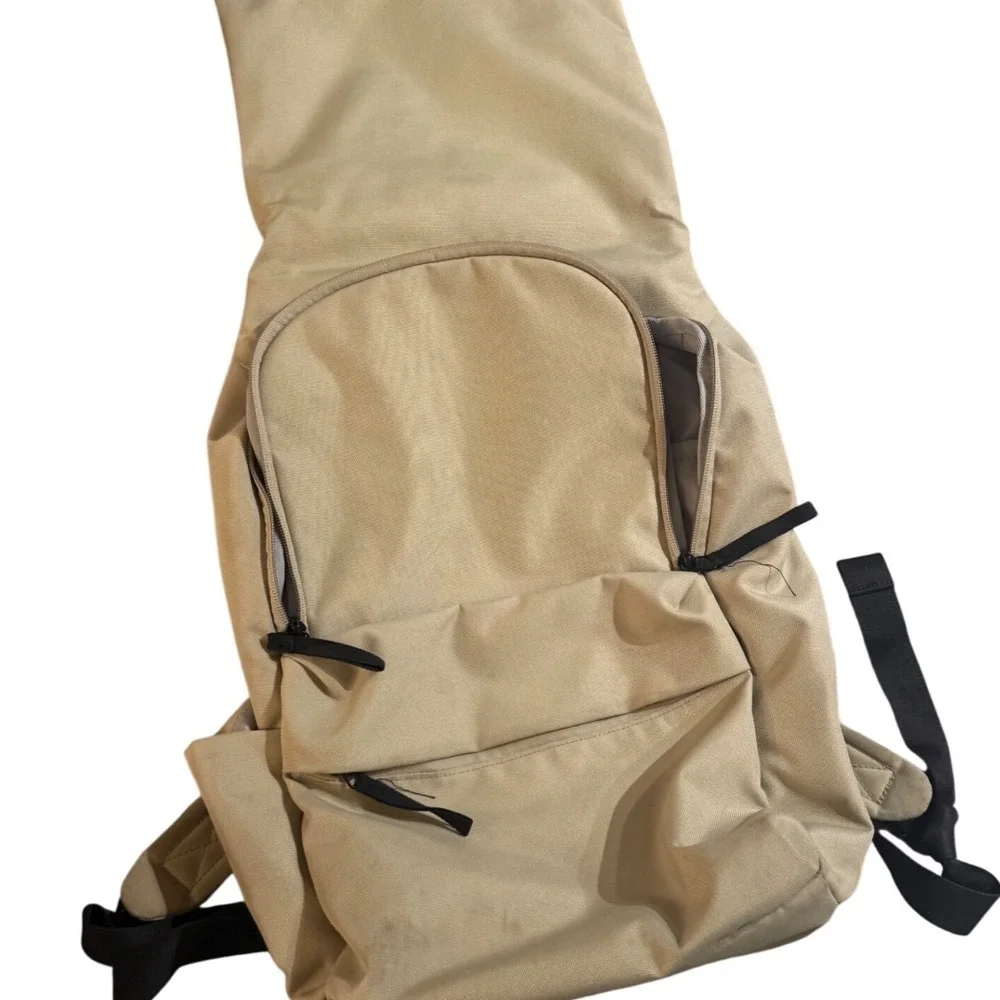 Everlane ReNew Transit Backpack Warm Quartz Beige Recycled Laptop Bag Mens Women